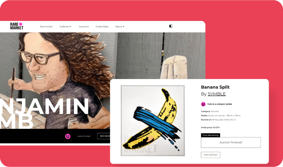 Portfolio top section