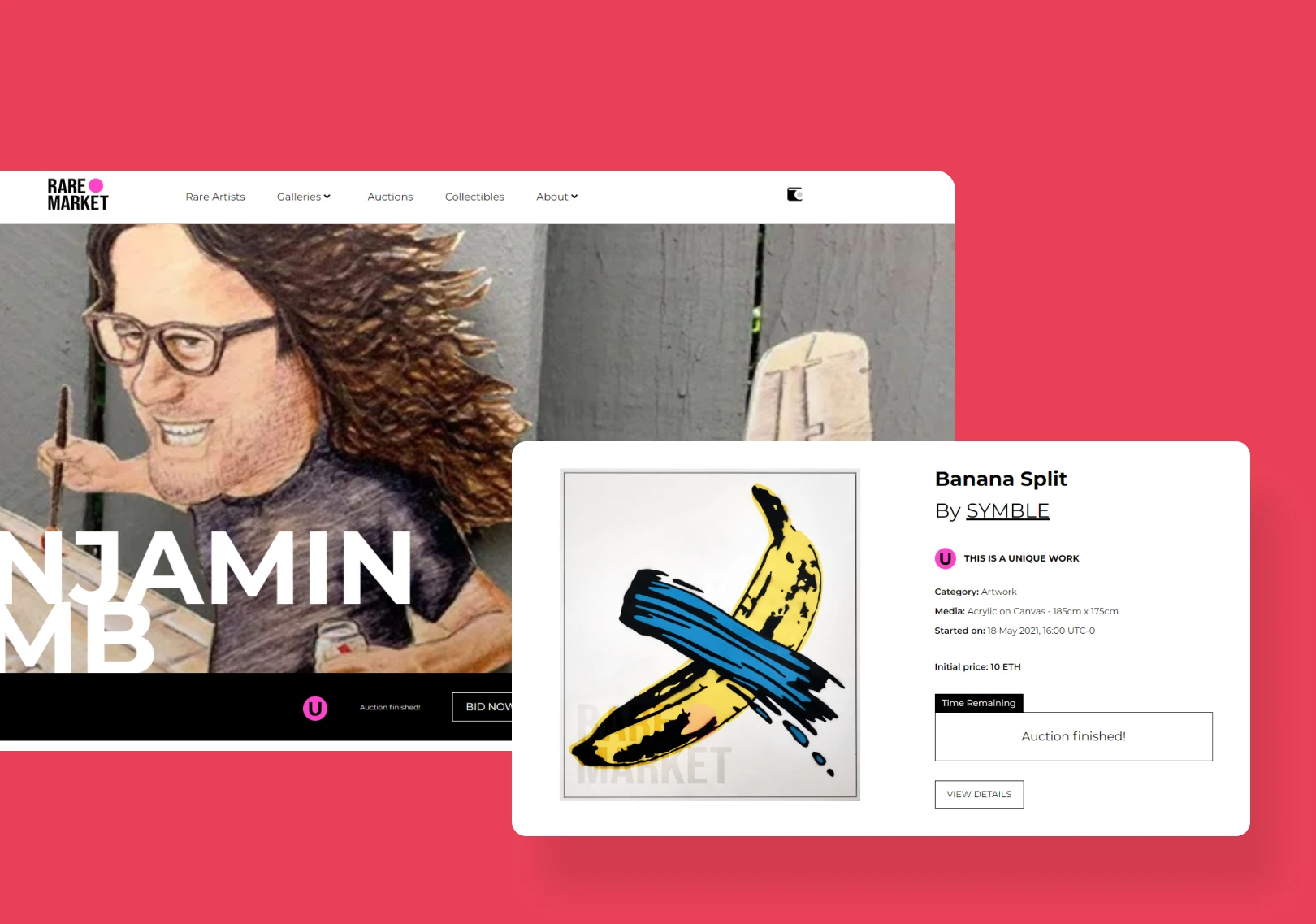 Portfolio top section